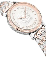 Versace Women's Swiss V-Dollar Two-Tone Bracelet Watch 37mm