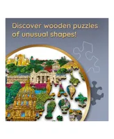 Trefl Wood Craft 1000 Piece Wooden Puzzle - France - Famous Places