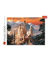 Trefl Red 3000 Piece Puzzle - Wintry Neuschwanstein Castle, Germany / Kirch