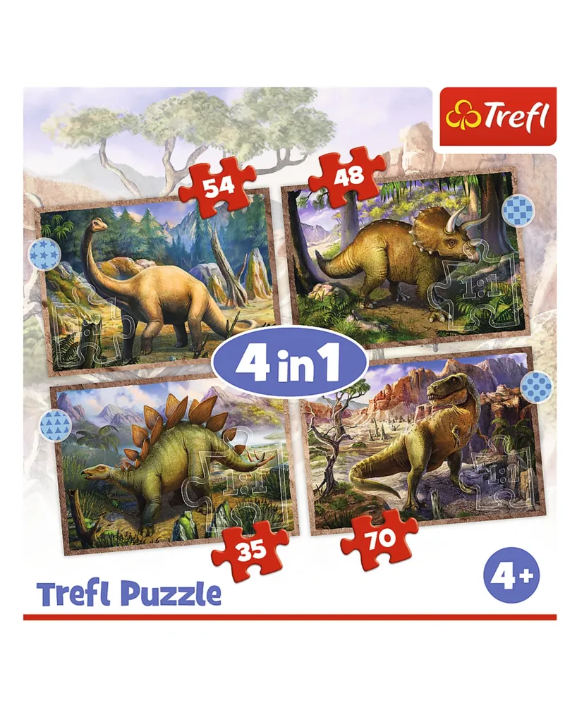 Puzzle Trefl combat tyrannosaurus de 160 pièces 