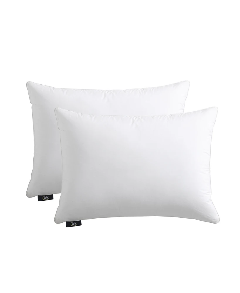 Serta HeiQ Cooling Softy-Around Feather & Down 2-Pack Pillows