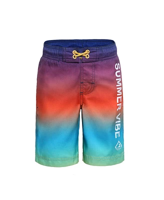 Rokka&Rolla Boys Quick Dry Drawstring Swim Trunks Board Shorts with Mesh Lining UPF50+ Xs-xxl