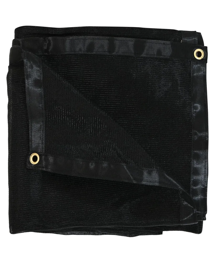 Sunnydaze Decor Polyethylene Mesh Tarp - Black