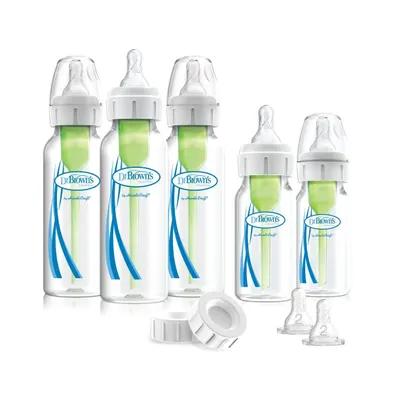 17 Piece Anti-Colic Options+ Baby Bottle Newborn Feeding Set