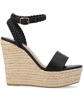 Journee Collection Women's Andiah Platform Wedge Sandals