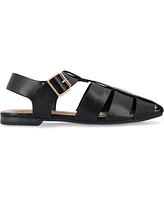 Journee Collection Women's Cailinna Caged Flats