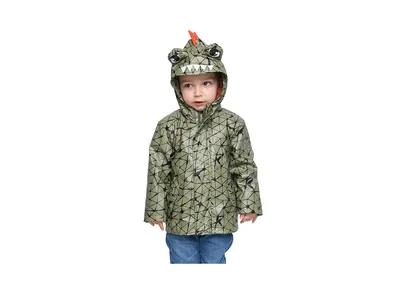 Toddler Boys' Rain Coat Dinosaur Jacket