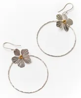 Matr Boomie Silver-Tone and Gold-Tone Ishya Hoop Earrings