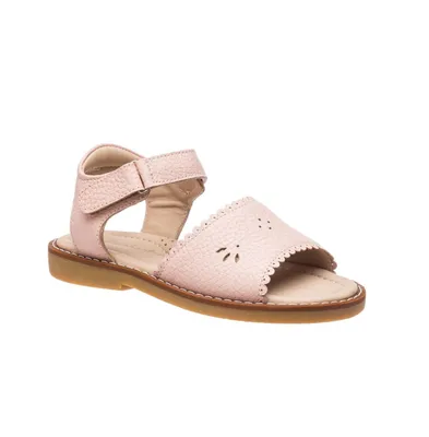 Child Girl Classic Sandal with Scallop