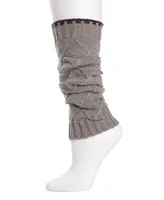 MeMoi Girls Criss-Cross Knit Legwarmers