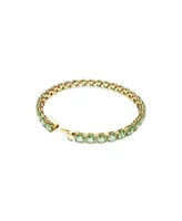 Swarovski Crystal Round Cut Matrix Tennis Bracelet