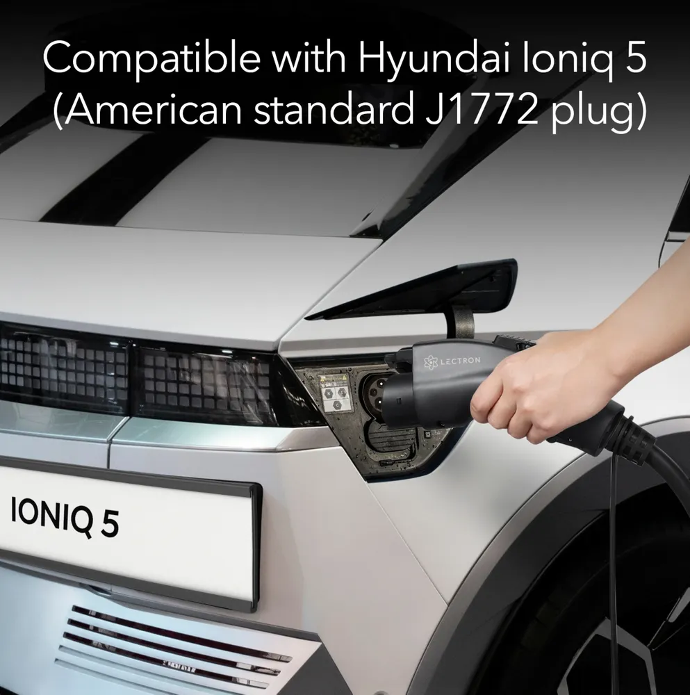 Lectron V2L Adapter Compatible with Hyundai Ioniq 5 - Vehicle to Load Adapter - Power Your Devices with Your Ioniq 5 (Black, 1 Pack)