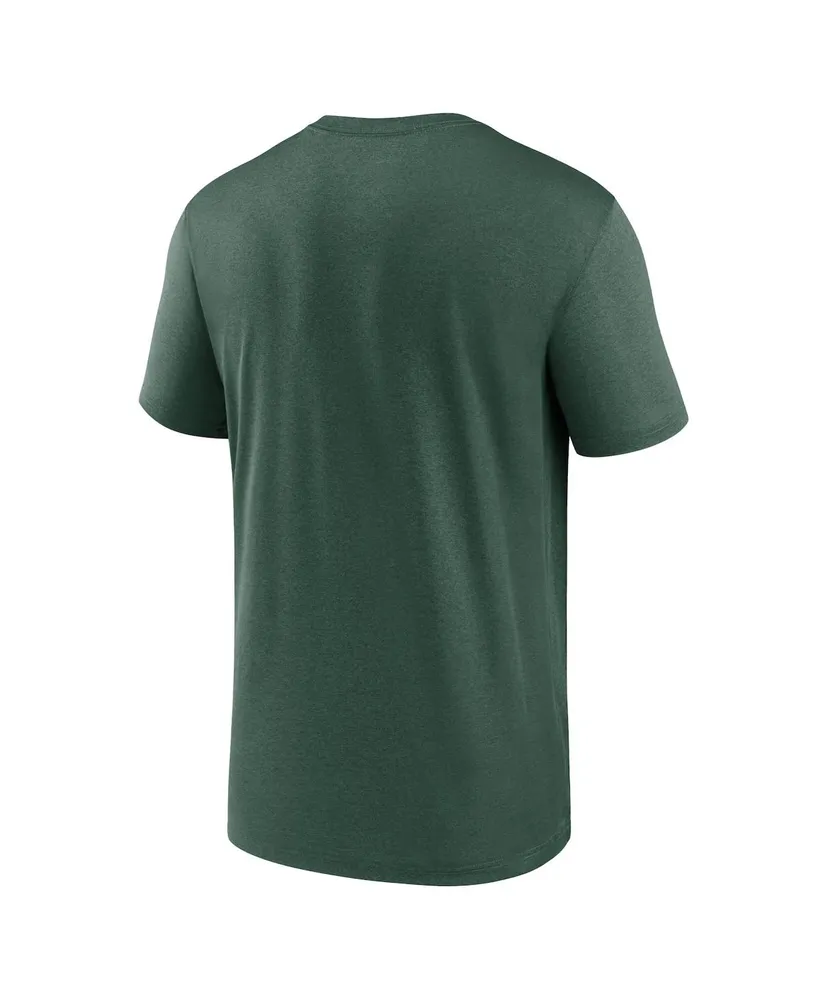 Men's Nike Green Green Bay Packers Horizontal Lockup Legend Performance T-shirt