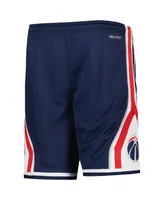 Big Boys and Girls Jordan Navy Washington Wizards Statement Edition Swingman Performance Shorts