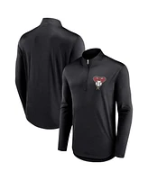 Men's Fanatics Black Arizona Diamondbacks Tough Minded Quarter-Zip Jacket