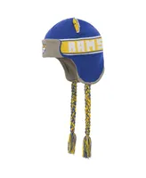 Little Boys and Girls Royal Los Angeles Rams Wordmark Ears Trooper Knit Hat