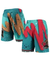 Men's Mitchell & Ness Turquoise Vancouver Grizzlies Hardwood Classics 1998 Hyper Hoops Swingman Shorts