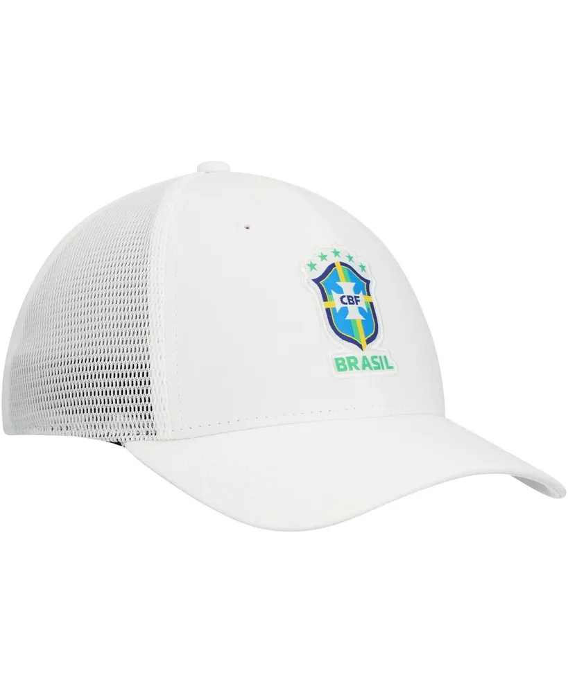 Men's Nike White Brazil National Team Legacy91 Aerobill Performance Flex Hat