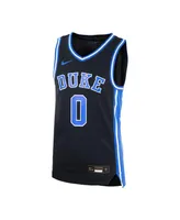 Youth Boys Nike #0 Black Duke Blue Devils Icon Replica Basketball Jersey