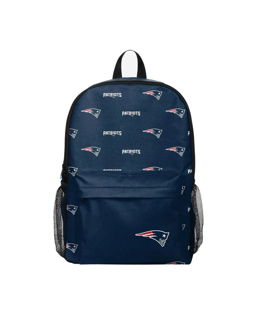 Youth Boys and Girls Foco New England Patriots Repeat Logo Backpack