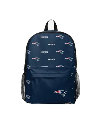 Youth Boys and Girls Foco New England Patriots Repeat Logo Backpack