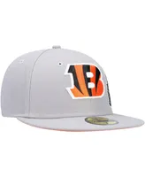 Men's New Era Gray Cincinnati Bengals City Describe 59FIFTY Fitted Hat