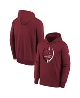 Youth Boys Nike Cardinal Arizona Cardinals Icon Performance Pullover Hoodie