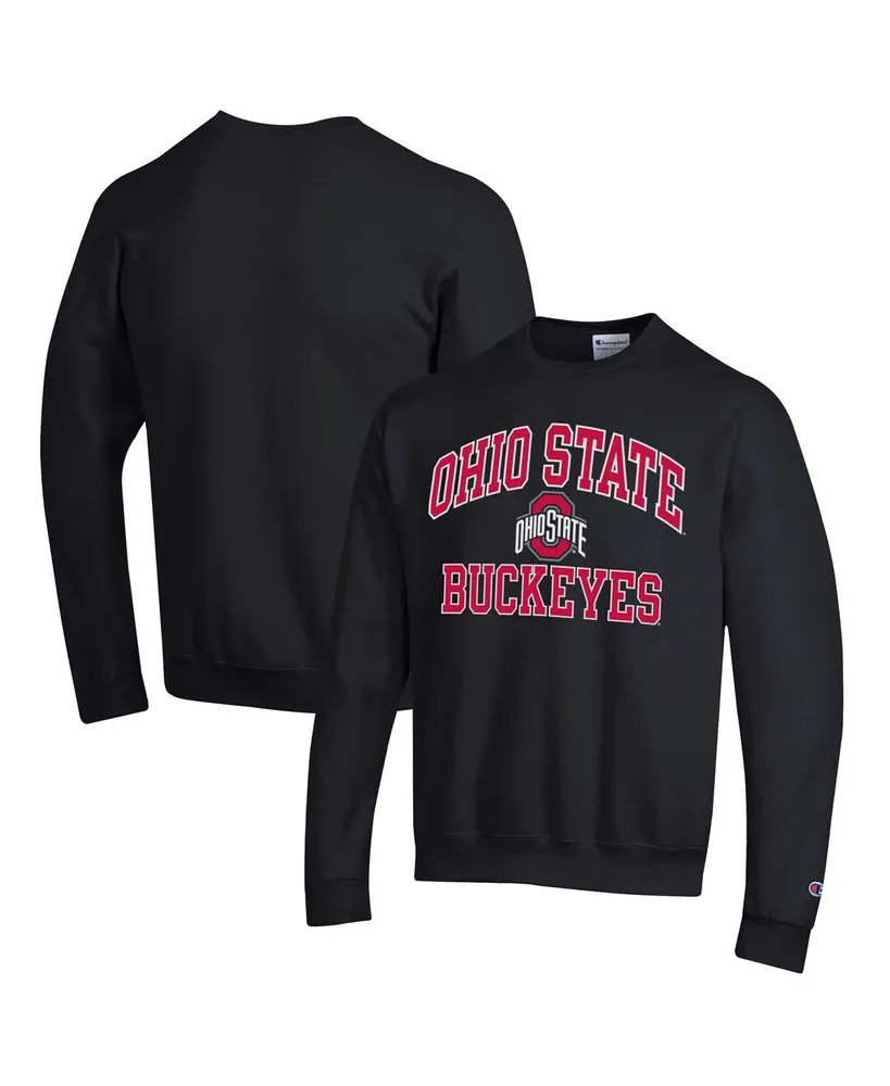 Men's Champion Black Ohio State Buckeyes High Motor Pullover Sweatshirt