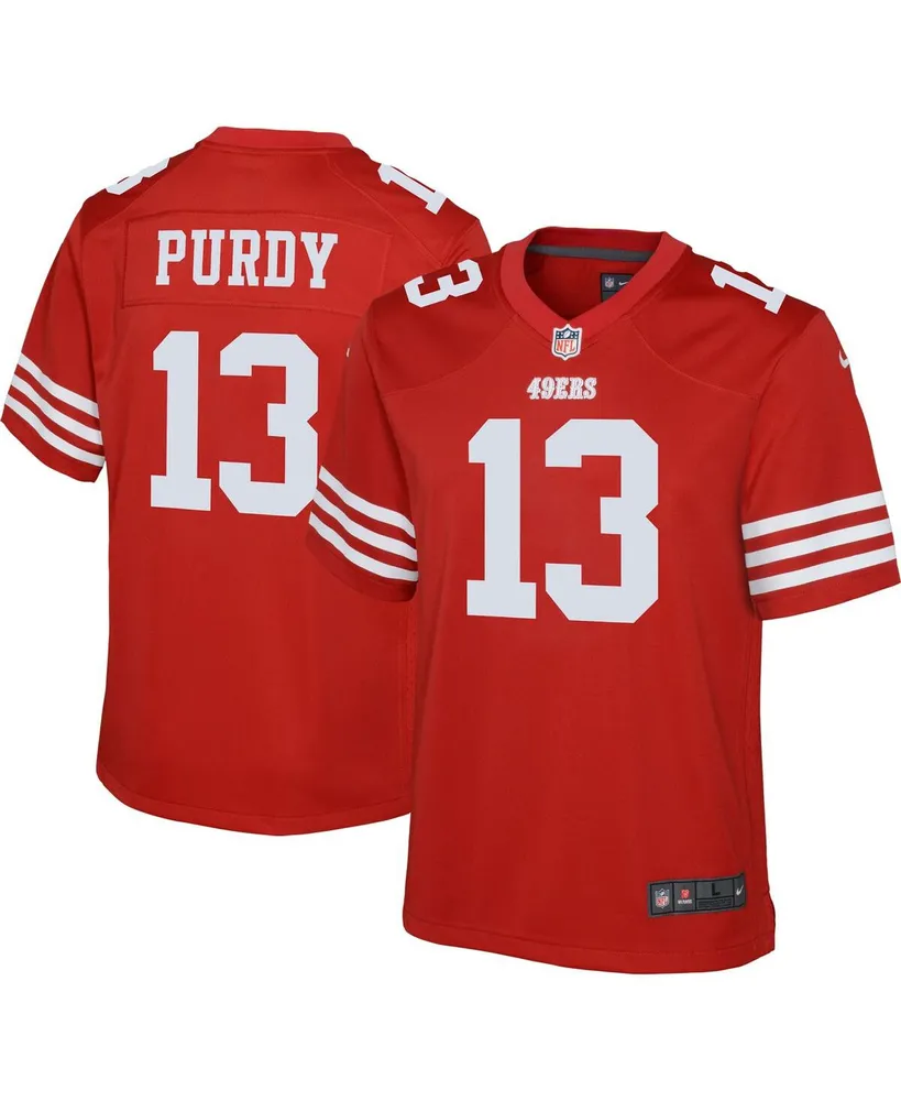 Youth Boys Nike Brock Purdy Scarlet San Francisco 49ers Game Jersey