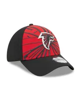 Men's New Era Red, Black Atlanta Falcons Shattered 39THIRTY Flex Hat