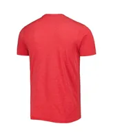 Men's and Women's Sportiqe Red Chicago Bulls Turbo Tri-Blend T-shirt