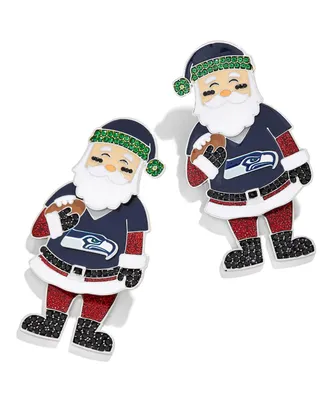Women's Baublebar Seattle Seahawks Santa Claus Earrings