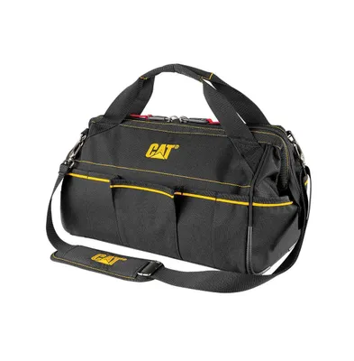 Cat 16 Inch Tech Wide-Mouth Tool Bag with 14 Pockets
