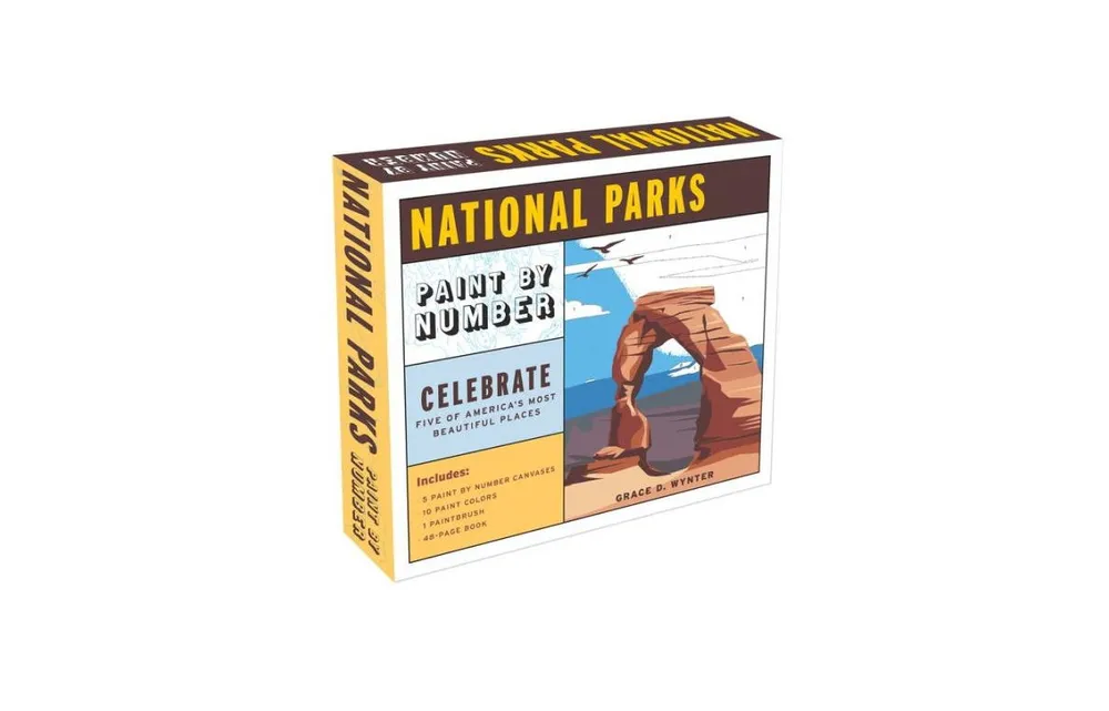 National Parks Paint by Number by Becker & Mayer