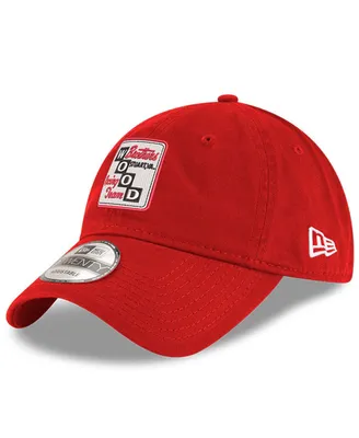 Men's New Era Scarlet Wood Brothers Racing Enzyme Washed 9Twenty Adjustable Hat