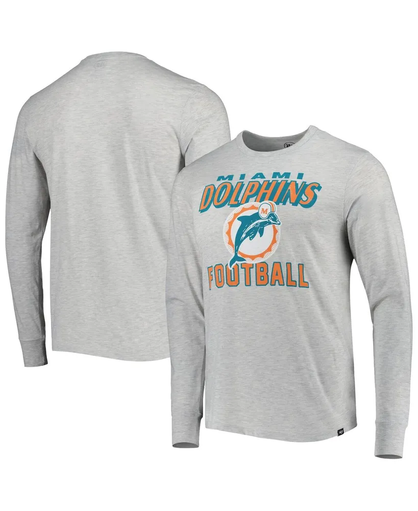 47 Brand Miami Dolphins Tee - Heather Gray - Medium