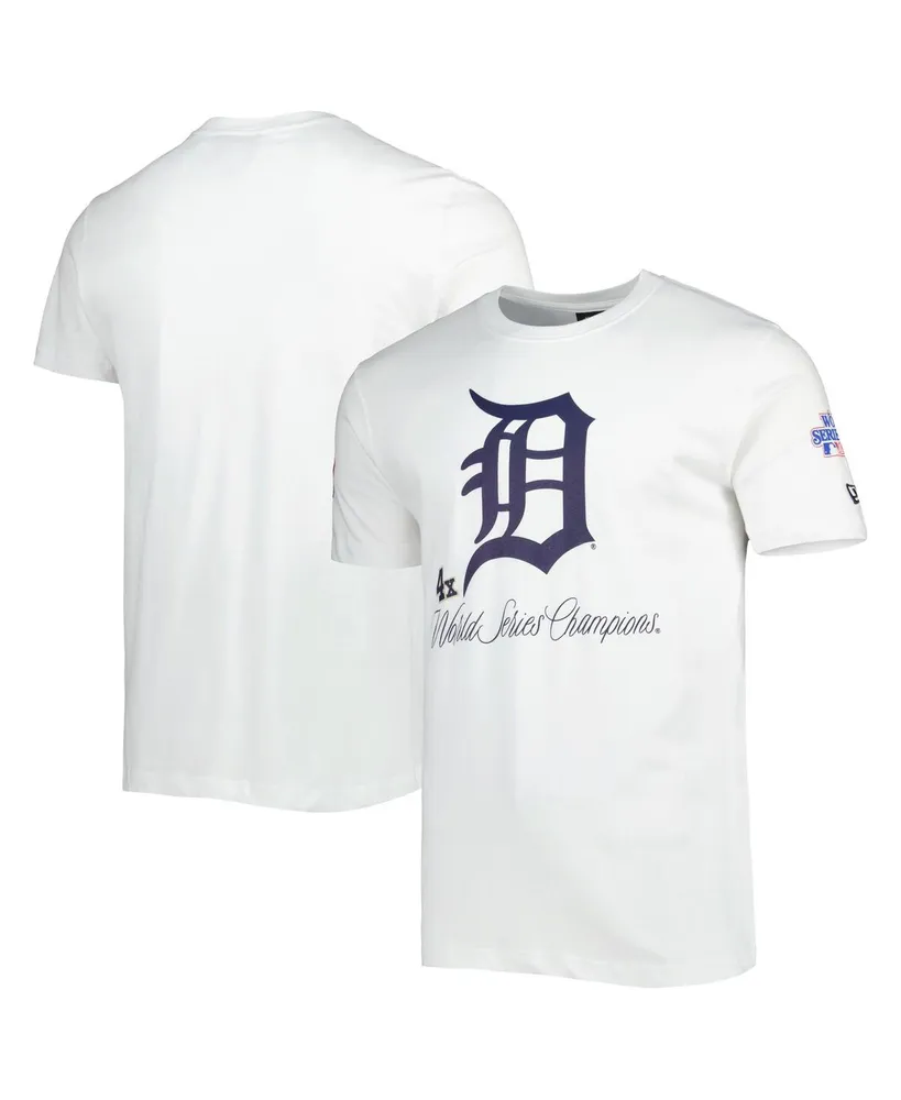 Men's New Era White Detroit Tigers Historical Championship T-shirt