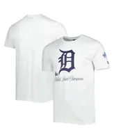 Men's New Era White Detroit Tigers Historical Championship T-shirt