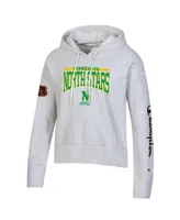 Women's Champion Heathered Gray Minnesota North Stars Reverse Weave Pullover Hoodie