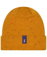 Men's New Era Orange Tottenham Hotspur Retro Cuffed Knit Hat