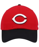 Men's '47 Brand Red, Black Cincinnati Reds Clean Up Adjustable Hat