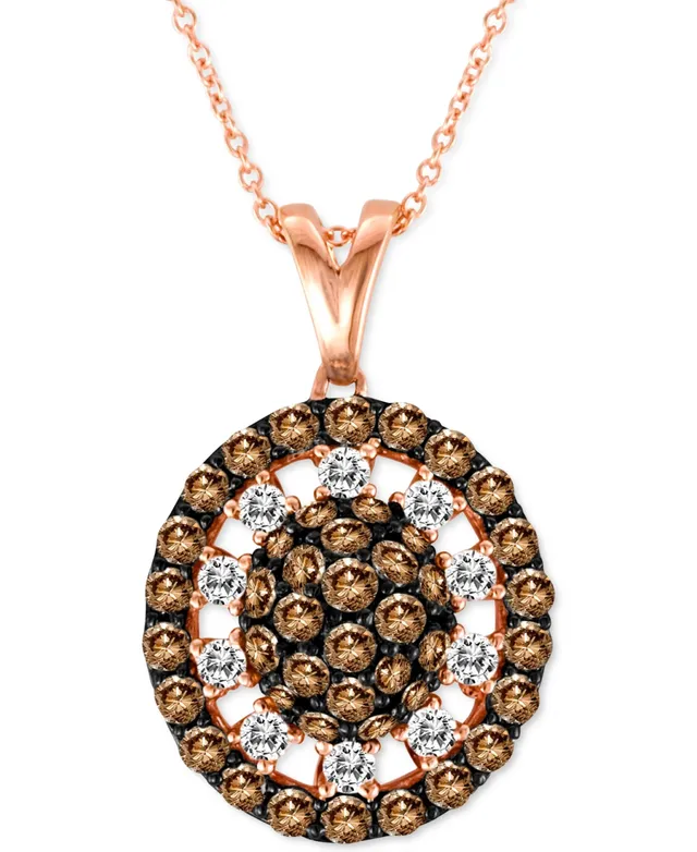 Le Vian Chocolatier® Peach Morganite™ and Diamond Pendant TRKT 24