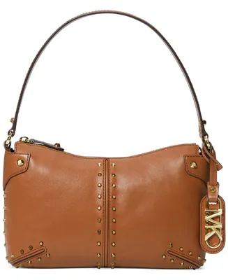 Michael Kors Astor Large Studded Leather Pouchette