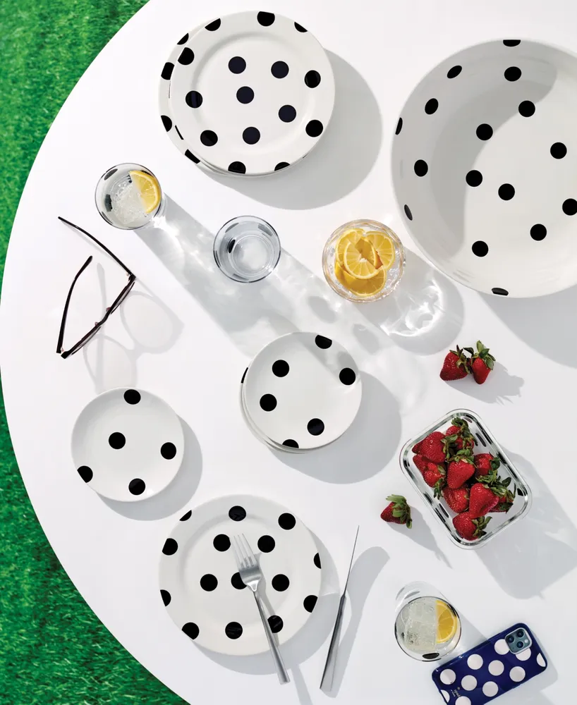 Kate Spade New York Deco Dot Salad Bowl