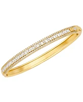 Michael Kors Tapered Baguette and Pave Bangle Bracelet