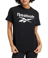 Reebok Women's Short Sleeve Logo Graphic T-Shirt