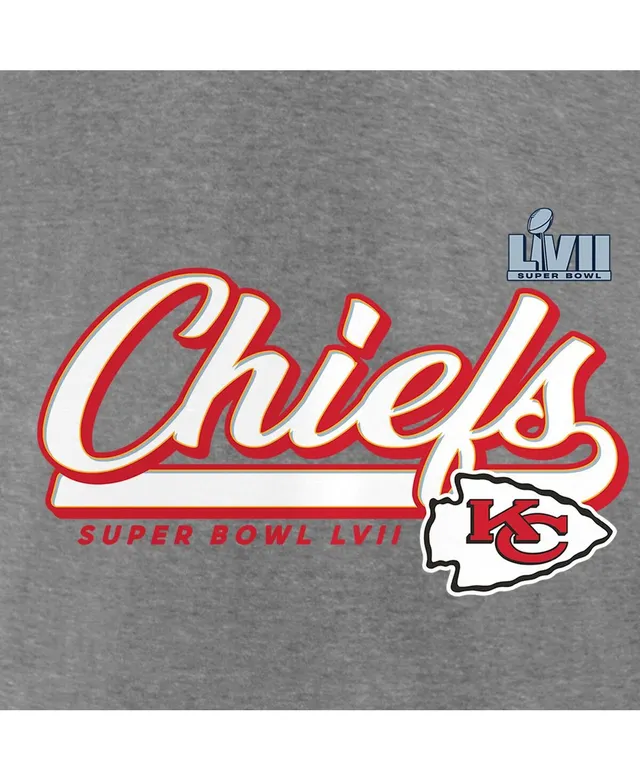 Fanatics Branded Women's Fanatics Branded Charcoal Kansas City Chiefs 2022  AFC Champions - Banner Worthy Tri-Blend 3/4-Sleeve T-Shirt