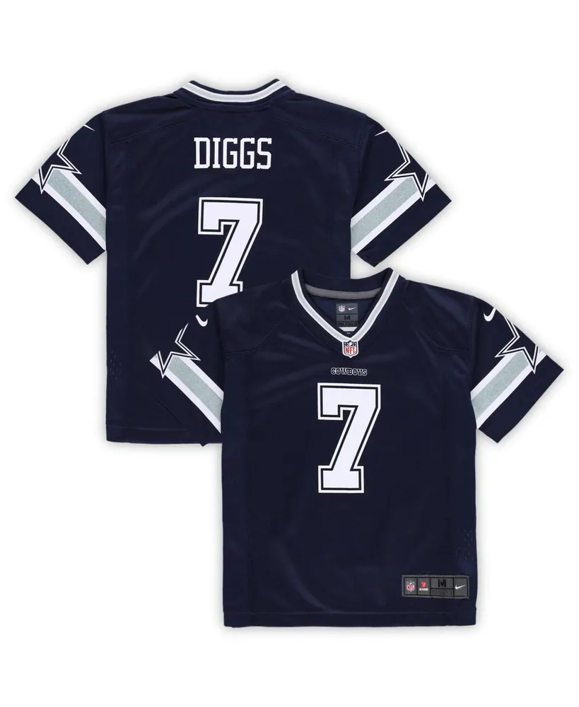 Preschool Boys and Girls Nike Trevon Diggs Navy Dallas Cowboys Game Jersey