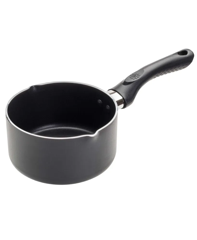 Ecolution Aluminum 1 Quart Evolve Non-Stick Saucepan with Pouring Spouts