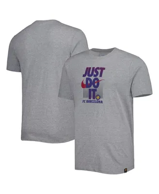 Men's Nike Gray Barcelona Just Do It T-shirt